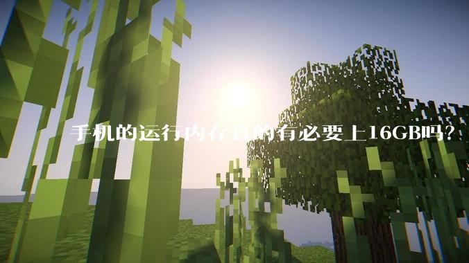 手机的运行内存真的有必要上16GB吗？